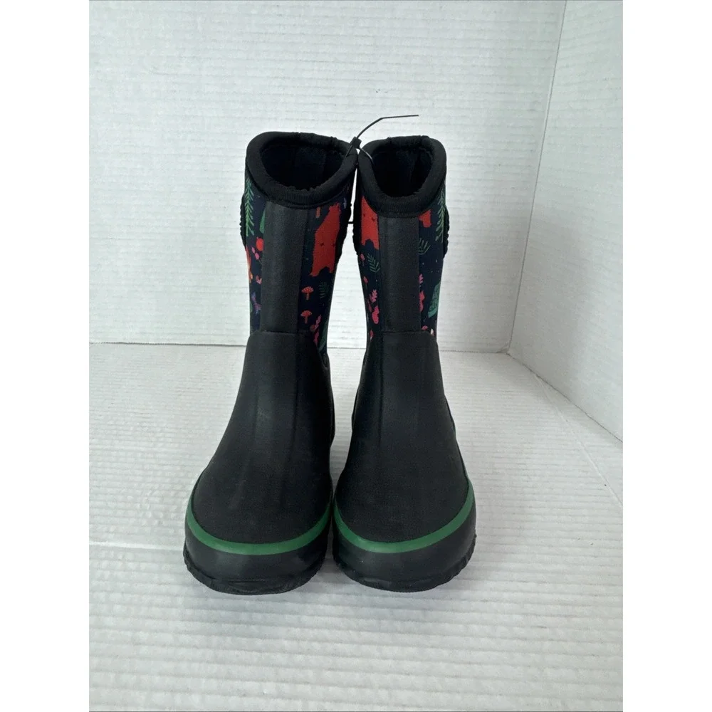 LoneCone Unisex Toddler Kids 7T (Ages1-3) Neoprene Mudboots Camp Forest Animal